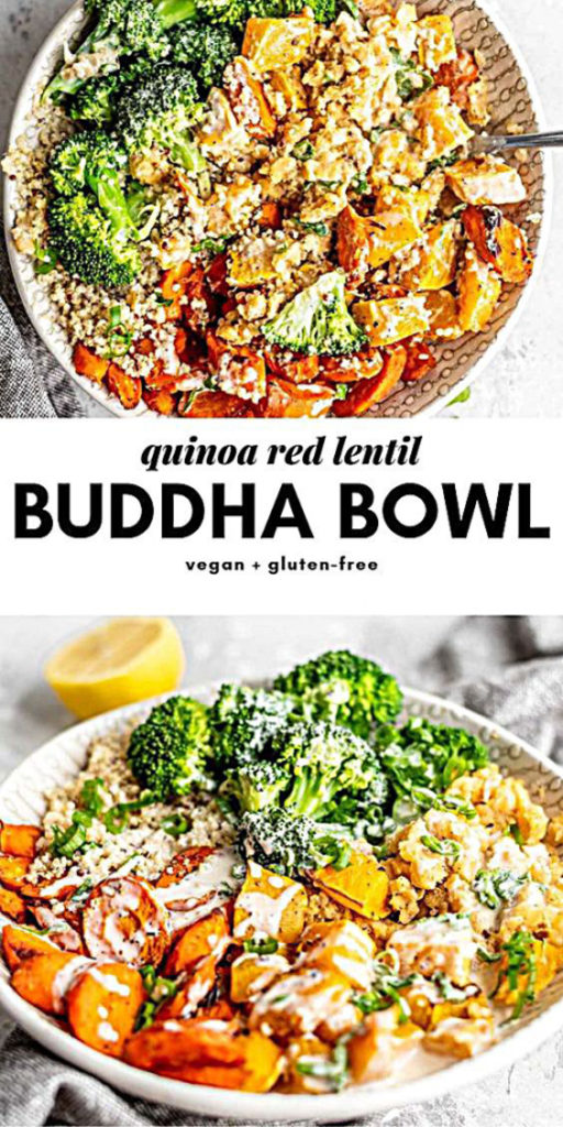 Lentil Quinoa Bowl Recipe