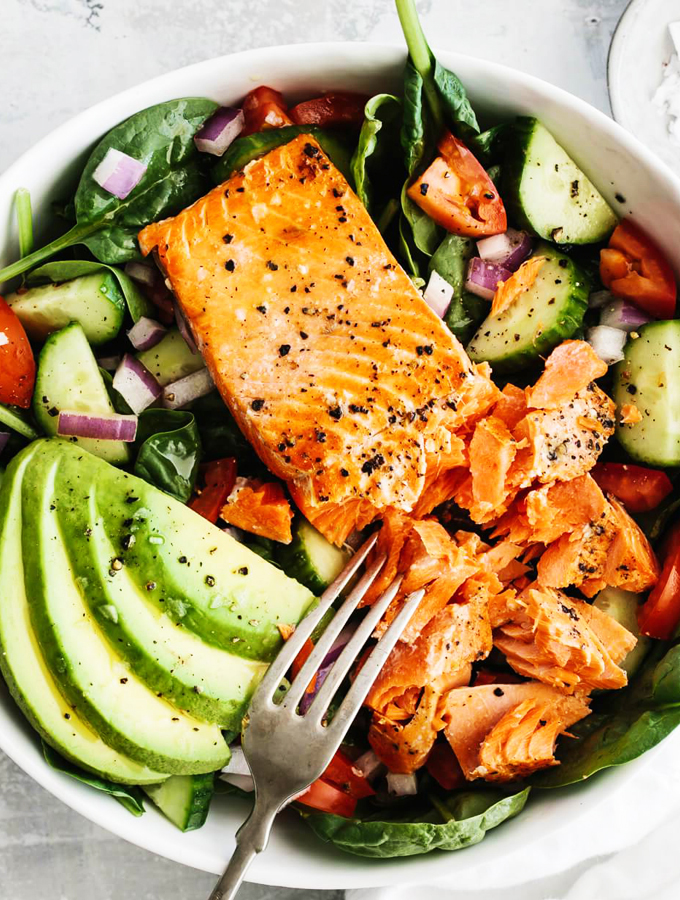 Salmon Avocado Salad Recipe